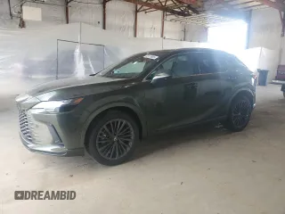 2025 Lexus RX 350h with VIN 2T2BBMCA4SC068238, listed as a Copart auction lot 53129905 with 3,628 mi miles and Salvage title. Bid and sale history available at DreamBid. Image 1.