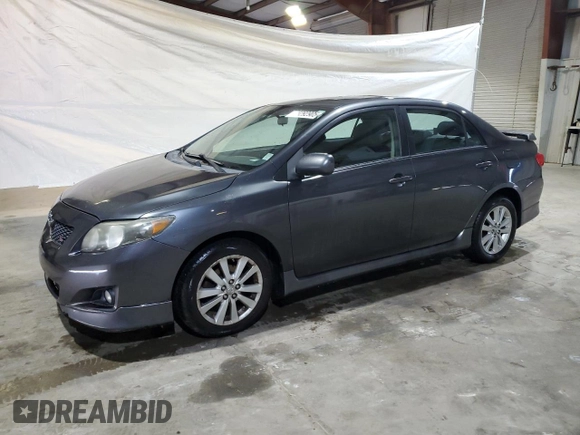 2009 Toyota Corolla with VIN 1NXBU40E49Z072000, listed as a Copart auction lot 55292905 with 188,275 mi miles and Clean Title. Bid and sale history available at carsss.com. Image 1.