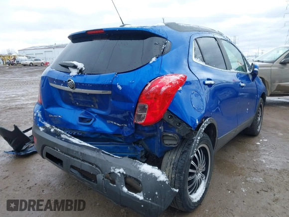 2016 Buick Encore with VIN KL4CJASB5GB716352, listed as a IAAI auction lot 40925663 with 108,049 mi miles and . Bid and sale history available at carsss.com. Image 4.
