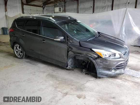 2016 Ford Escape Titanium with VIN 1FMCU9JX9GUB94754, listed as a Copart auction lot 52679435 with 176,075 mi miles and Salvage Title. Bid and sale history available at DreamBid. Image 4.
