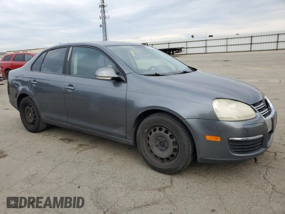 2008 Volkswagen Jetta Sedan S with VIN 3VWJZ71K78M122136, listed as a Copart auction lot 43959245 with 256,162 mi miles and Salvage Title. Bid and sale history available at carsss.com. Image 4.