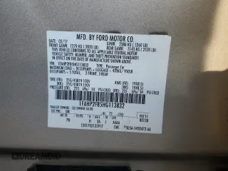 2017 Ford Taurus Limited with VIN 1FAHP2F85HG113832, listed as a Copart auction lot 78869994 with 46,295 mi miles and Salvage Title. Bid and sale history available at DreamBid. Image 12.