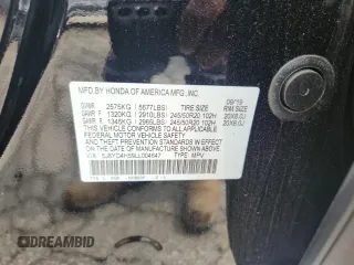 2020 Acura MDX Technology with VIN 5J8YD4H59LL004647, listed as a Copart auction lot 62535795 with 53,973 mi miles and Salvage title. Bid and sale history available at DreamBid. Image 12.