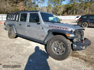 2021 Jeep Gladiator Mojave with VIN 1C6JJTEG1ML573199, listed as a Copart auction lot 85480594 with 66,809 mi miles and Salvage Title. Bid and sale history available at carsss.com. Image 4.