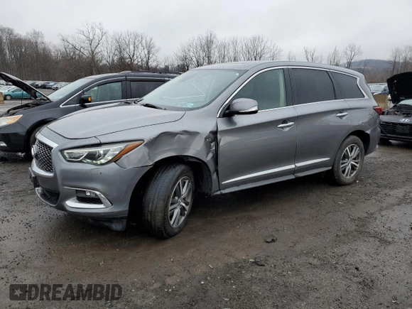 2020 Infiniti QX60 LUXE with VIN 5N1DL0MM3LC524781, listed as a Copart auction lot 49913095 with 84,913 mi miles and Salvage Title. Bid and sale history available at carsss.com. Image 1.
