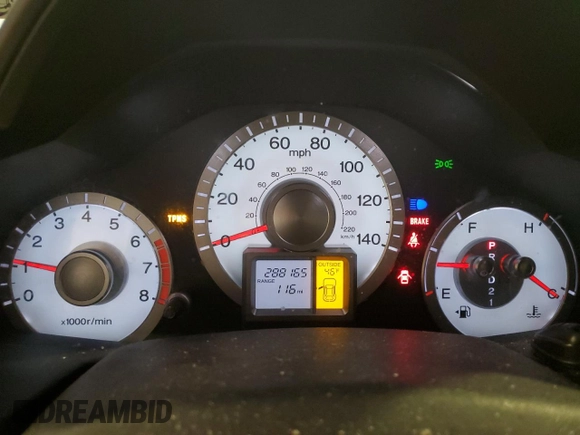 2011 Honda Pilot EX with VIN 5FNYF4H41BB082857, listed as a Copart auction lot 52669985 with 288,165 mi miles and Salvage Title. Bid and sale history available at DreamBid. Image 9.