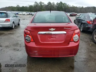 2014 Chevrolet Sonic LT with VIN 1G1JC5SH1E4150509, listed as a Copart auction lot 42500504 with 125,848 mi miles and Salvage Title. Bid and sale history available at DreamBid. Image 6.
