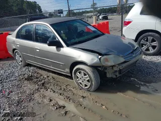 2003 Honda Civic LX with VIN 1HGES16693L001508, listed as a IAAI auction lot 41338221 with 199,293 mi miles. Bid and sale history available at carsss.com. Image 1.