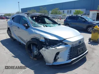 2024 Lexus RX 350h с VIN 2T2BBMCA7RC048589, выставлен на аукционе IAAI как лот 42141636 с пробегом 6 405 миль миль и . История ставок и продаж доступна на DreamBid. Изображение 19.