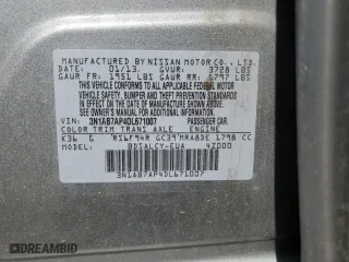 2013 Nissan Sentra SV with VIN 3N1AB7AP4DL671007, listed as a Copart auction lot 52369225 with 104,613 mi miles and Salvage Title. Bid and sale history available at carsss.com. Image 12.