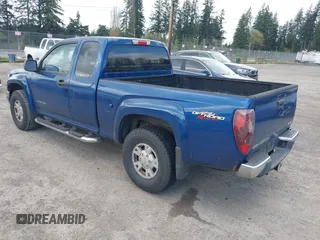 2005 GMC Canyon SLE Z85 with VIN 1GTDT196558291075, listed as a IAAI auction lot 41981419 with 196,825 mi miles. Bid and sale history available at carsss.com. Image 3.