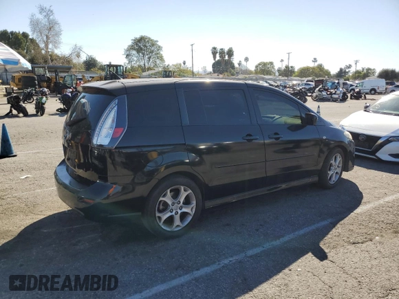 2009 Mazda 5 Touring with VIN JM1CR29L590344447, listed as a Copart auction lot 46549255 with 191,568 mi miles and Salvage Title. Bid and sale history available at carsss.com. Image 3.