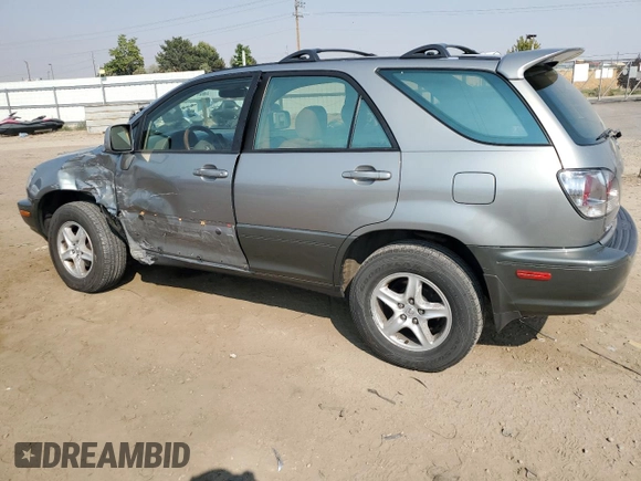 2002 Lexus RX 300 with VIN JTJHF10U220272060, listed as a Copart auction lot 69142344 with 204,264 mi miles and Salvage Title. Bid and sale history available at carsss.com. Image 2.