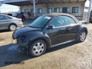 2003 Volkswagen Beetle GLS with VIN 3VWCK21Y83M307969, listed as a Copart auction lot 48341775 with 128,010 mi miles and Salvage Title. Bid and sale history available at DreamBid. Image 1.