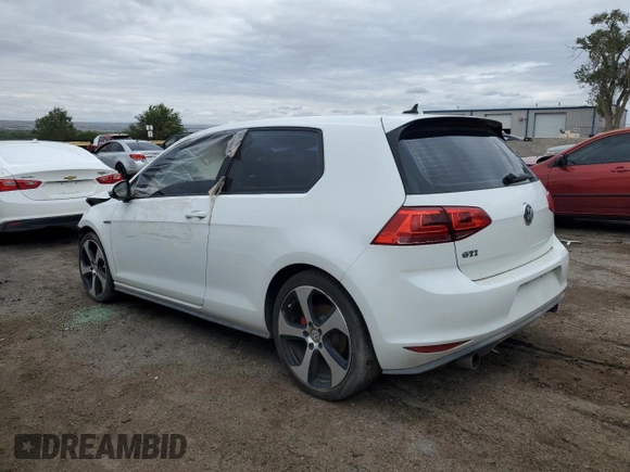 2015 Volkswagen Golf GTI S with VIN 3VWYT7AU9FM031416, listed as a Copart auction lot 60195284 with Not Provided miles and Salvage Title. Bid and sale history available at carsss.com. Image 2.