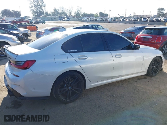 2020 BMW 3 Series M340i with VIN WBA5U7C02LFH69972, listed as a IAAI auction lot 41869845 with 45,926 mi miles. Bid and sale history available at carsss.com. Image 13.
