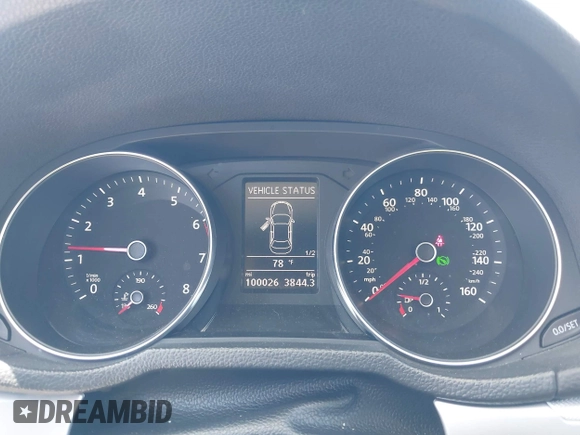 2017 Volkswagen Passat S with VIN 1VWAT7A32HC009657, listed as a IAAI auction lot 42541472 with 100,026 mi miles and . Bid and sale history available at DreamBid. Image 7.