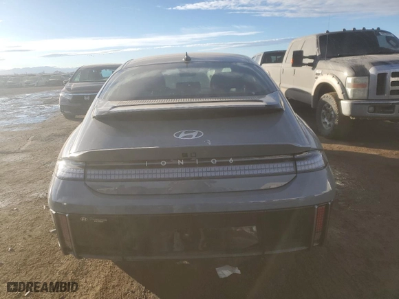 2024 Hyundai IONIQ 6 Limited with VIN KMHM54AC2RA064207, listed as a Copart auction lot 88097135 with 4,006 mi miles and Salvage Title. Bid and sale history available at carsss.com. Image 6.