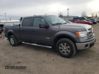 2014 Ford F-150 XL with VIN 1FTFW1ET5EKD34750, listed as a Copart auction lot 45982925 with 106,303 mi miles and Salvage Title. Bid and sale history available at carsss.com. Image 4.