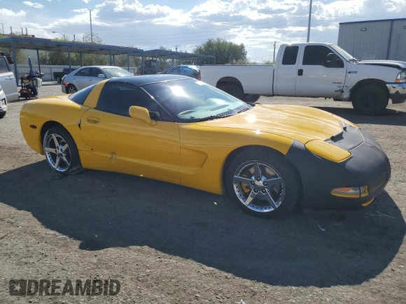 2004 Chevrolet Corvette with VIN 1G1YY22G345124833, listed as a Copart auction lot 70002304 with 78,083 mi miles and Salvage Title. Bid and sale history available at carsss.com. Image 4.