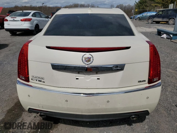 2012 Cadillac CTS Premium with VIN 1G6DS5E37C0103287, listed as a Copart auction lot 49805575 with Not provided miles and Salvage title. Bid and sale history available at DreamBid. Image 6.