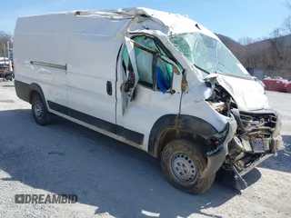 2025 Ram ProMaster Cargo Tradesman with VIN 3C6MRVJG1SE519849, listed as a IAAI auction lot 41782361 with 2,288 mi miles and . Bid and sale history available at DreamBid. Image 1.