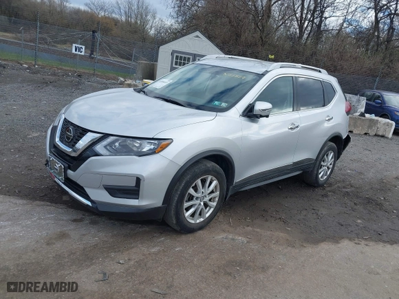 2018 Nissan Rogue S with VIN 5N1AT2MV8JC833537, listed as a IAAI auction lot 41890453 with 25,260 mi miles. Bid and sale history available at carsss.com. Image 2.