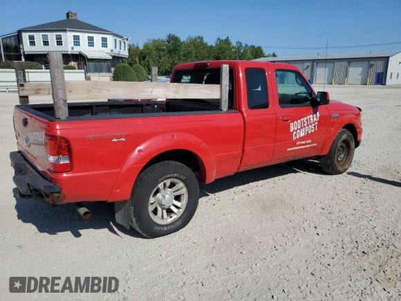 2010 Ford Ranger XLT with VIN 1FTLR4FE1APA49083, listed as a Copart auction lot 70589954 with 142,558 mi miles and Non Repairable. Bid and sale history available at carsss.com. Image 3.