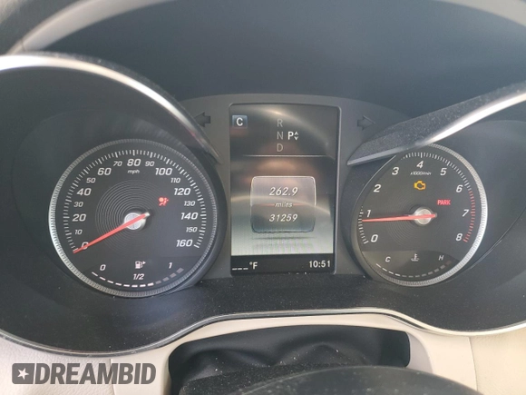 2019 Mercedes-Benz GLC 300 z VIN WDC0G4JB5KV123568, wystawiony jako Copart lot #61897445 z przebiegiem 31 259 mil mil oraz Szkoda całkowita • Salvage title. Historia ofert i sprzedaży dostępna na DreamBid. Obrazek 9.