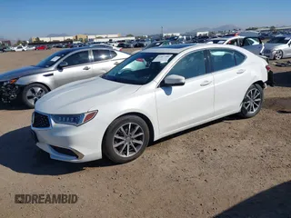 2019 Acura TLX with VIN 19UUB1F37KA011109, listed as a IAAI auction lot 41567180 with 86,818 mi miles. Bid and sale history available at carsss.com. Image 18.