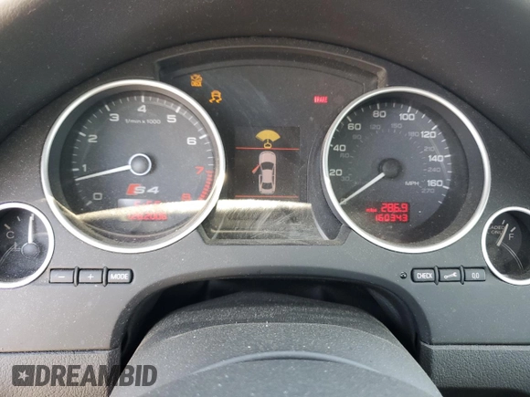 2008 Audi S4 z VIN WUARL48HX8K900021, wystawiony jako Copart lot #69502644 z przebiegiem 160 343 mil mil oraz Czysty tytuł • Clean title. Historia ofert i sprzedaży dostępna na DreamBid. Obrazek 9.