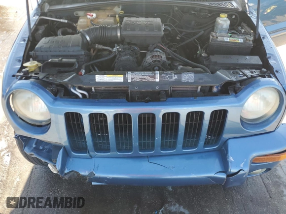 2003 Jeep Liberty Limited with VIN 1J4GL58K73W600258, listed as a Copart auction lot 53797935 with 217,888 mi miles and Salvage title. Bid and sale history available at DreamBid. Image 12.