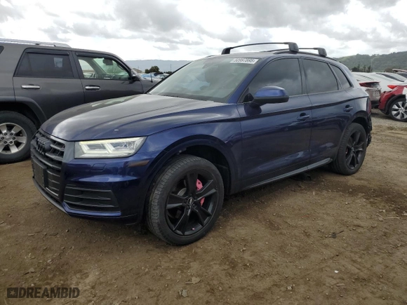 2019 Audi Q5 Premium Plus with VIN WA1BNAFY8K2018499, listed as a Copart auction lot 50997895 with 87,816 mi miles and Salvage Title. Bid and sale history available at carsss.com. Image 1.