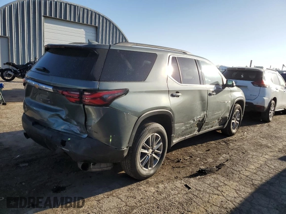 2023 Chevrolet Traverse LT Cloth with VIN 1GNERGKW6PJ148672, listed as a Copart auction lot 49722365 with 81,800 mi miles and Salvage title. Bid and sale history available at DreamBid. Image 3.