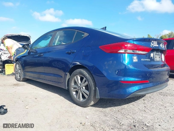 2017 Hyundai Elantra SE with VIN 5NPD84LF3HH196001, listed as a IAAI auction lot 41959288 with 132,891 mi miles. Bid and sale history available at carsss.com. Image 3.