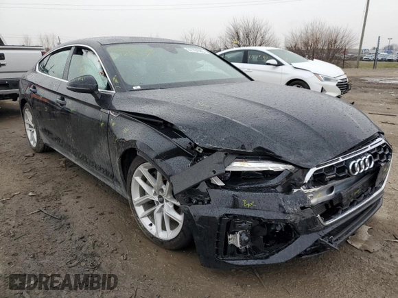 2023 Audi A5 Sportback S line Premium with VIN WAUDACF50PA012637, listed as a Copart auction lot 37794583 with Not provided miles and . Bid and sale history available at DreamBid. Image 4.
