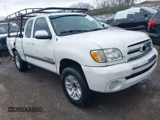 2003 Toyota Tundra SR5 with VIN 5TBRT34163S340136, listed as a IAAI auction lot 41745802 with 217,819 mi miles. Bid and sale history available at carsss.com. Image 1.