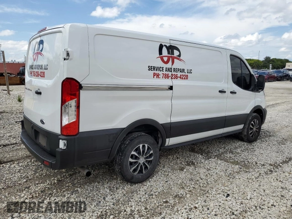 2020 Ford Transit Cargo with VIN 1FTBR1Y82LKA74222, listed as a Copart auction lot 71388744 with 42,511 mi miles and Salvage Title. Bid and sale history available at DreamBid. Image 3.