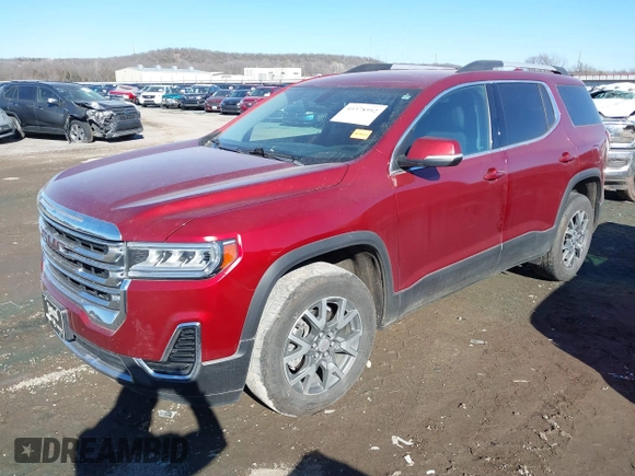2021 GMC Acadia SLE with VIN 1GKKNKLA7MZ228898, listed as a IAAI auction lot 41378592 with 59,156 mi miles and . Bid and sale history available at DreamBid. Image 17.
