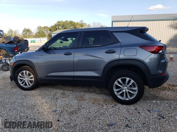 2022 Chevrolet TrailBlazer LS with VIN KL79MMS24NB118479, listed as a Copart auction lot 38055483 with 10,812 mi miles. Bid and sale history available at carsss.com. Image 2.
