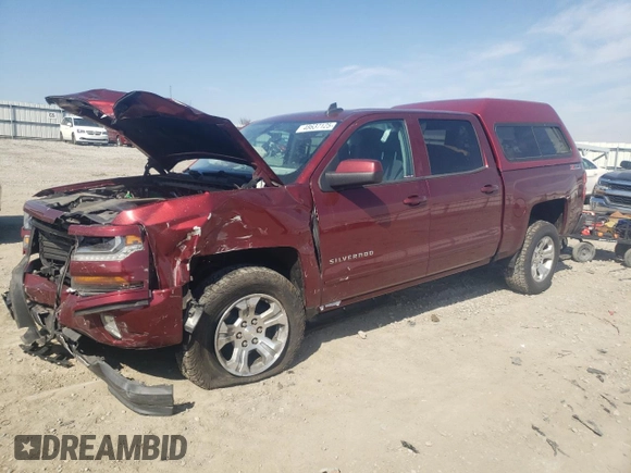 2017 Chevrolet Silverado 1500 LT with VIN 3GCUKREC7HG421093, listed as a Copart auction lot 48637125 with Not Provided miles and Salvage Title. Bid and sale history available at DreamBid. Image 1.