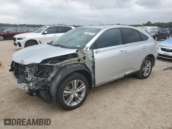 2015 Lexus RX 450h with VIN 2T2ZB1BAXFC003060, listed as a Copart auction lot 55927325 with 67,731 mi miles and Salvage title. Bid and sale history available at DreamBid. Image 1.