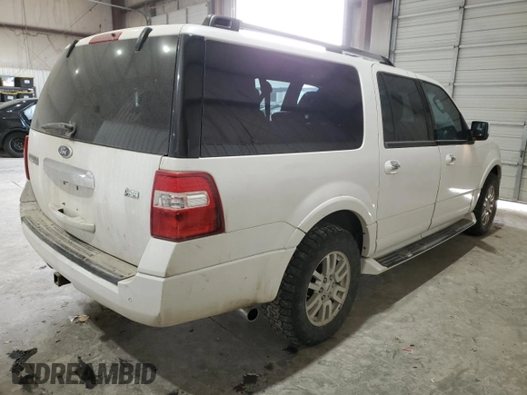 2012 Ford Expedition EL Limited with VIN 1FMJK1K55CEF34031, listed as a Copart auction lot 41774375 with 217,421 mi miles and Salvage Title. Bid and sale history available at carsss.com. Image 3.