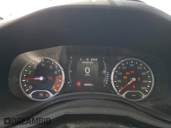 2019 Jeep Renegade Latitude z VIN ZACNJABBXKPJ75373, wystawiony jako Copart lot #52860995 z przebiegiem 80 059 mil mil oraz Szkoda całkowita • Salvage title. Historia ofert i sprzedaży dostępna na DreamBid. Obrazek 9.