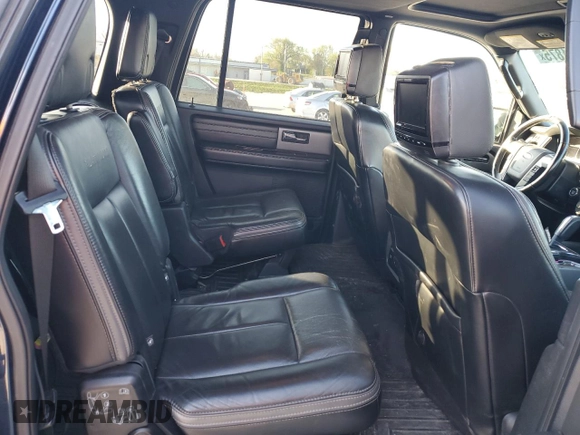2015 Ford Expedition Max Platinum with VIN 1FMJK1MT5FEF43151, listed as a Copart auction lot 53131875 with 177,190 mi miles and Salvage title. Bid and sale history available at DreamBid. Image 11.