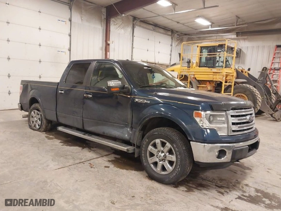 2013 Ford F-150 XL with VIN 1FTFW1ET3DKE86377, listed as a IAAI auction lot 41041184 with 109,153 mi miles. Bid and sale history available at carsss.com. Image 1.