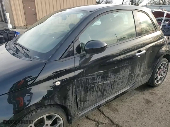 2015 FIAT 500 Sport with VIN 3C3CFFBR1FT757094, listed as a Copart auction lot 46362835 with 80,846 mi miles and Salvage Title. Bid and sale history available at carsss.com. Image 11.