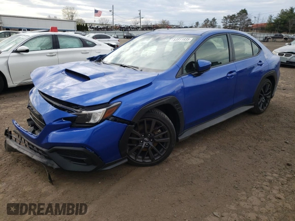 2024 Subaru WRX Premium with VIN JF1VBAH65R9803917, listed as a Copart auction lot 53911935 with 10,537 mi miles and Salvage title. Bid and sale history available at DreamBid. Image 1.