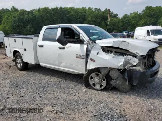 2018 Ram 2500 Tradesman with VIN 3C7WR4HJ4JG183620, listed as a Copart auction lot 64699464 with 0 mi miles and Salvage Title. Bid and sale history available at carsss.com. Image 4.