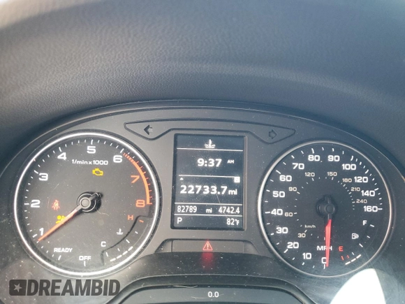 2016 Audi A3 1.8T Premium with VIN WAUA7GFF8G1003461, listed as a Copart auction lot 60569513 with 82,789 mi miles. Bid and sale history available at carsss.com. Image 9.